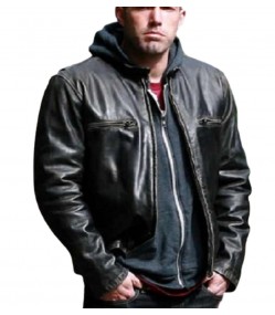 The Town Ben Affleck (Doug Macray) Black Leather Jacket